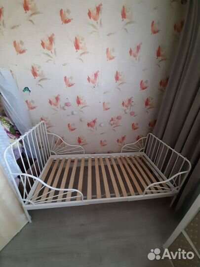 Детская кровать IKEA миннен
