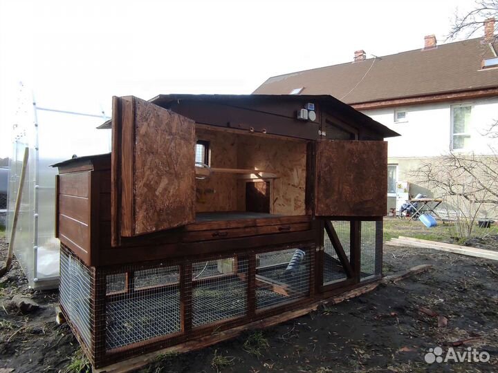 Курятник зимний, летний, автоматизированный