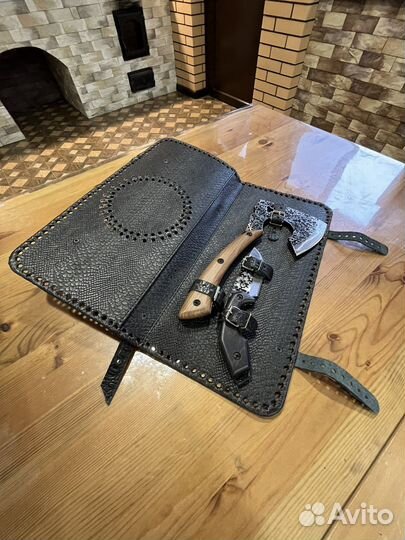 Подарочный набор топор + нож