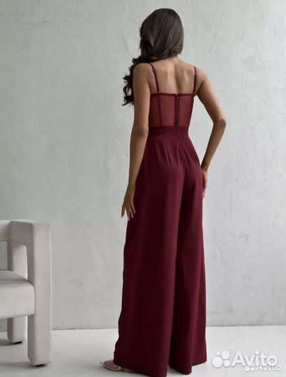 Комбинезон брючный вечерний нарядный