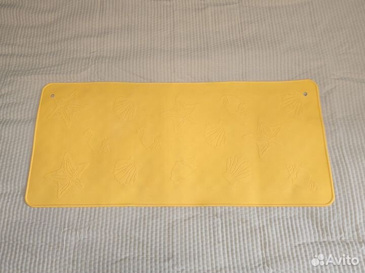 Детский коврик в ванную жёлтый roxy-kids