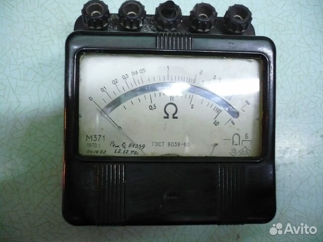 Приборы СССР омметр