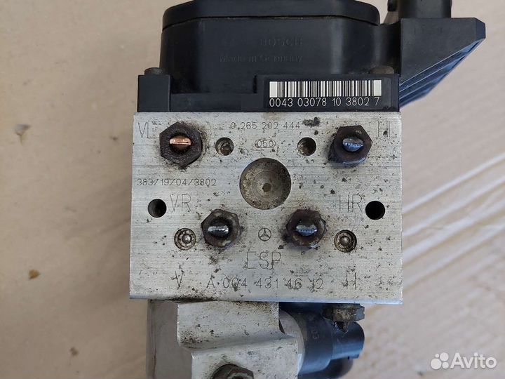 Блок насос ESP ABS Mercedes w220 A0044314612