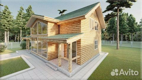 Дом из клееного бруса