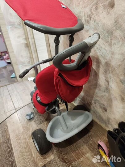 Велосипед с родительской ручкой