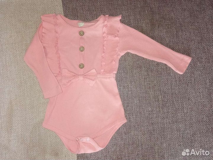 Нарядное боди для девочки до года