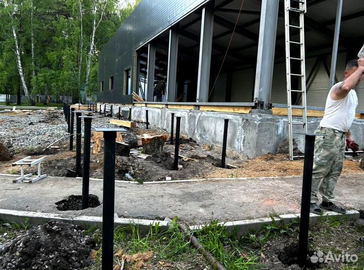 Винтовые сваи под ключ