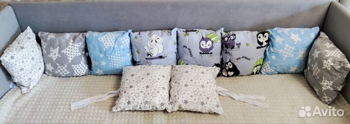 Бортики в детскую кроватку