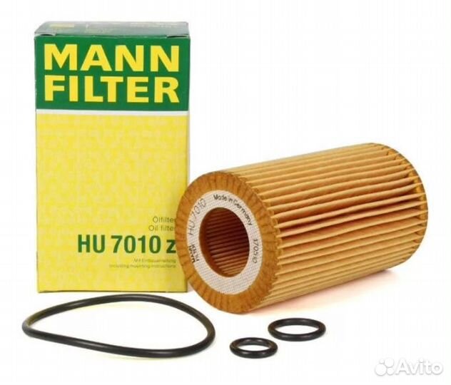 Фильтр масляный mann-filter hu7010z