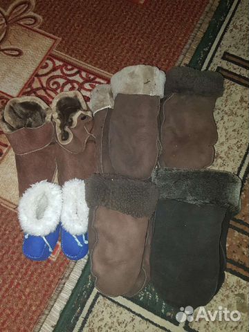 Варежки женские и мужские