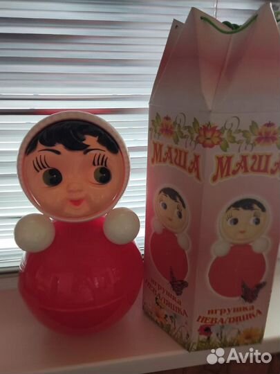 Игрушка неваляшка большая