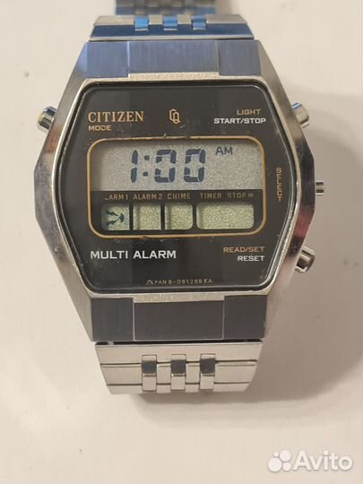 Часы Citizen (Р79) 4-097386 Multi-Alarm, 70-е, нер