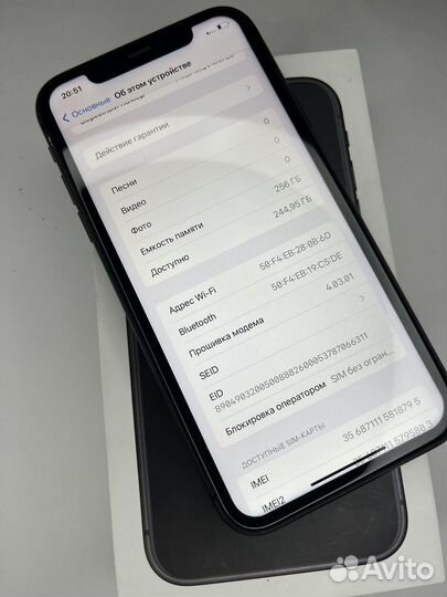 iPhone 11 256gb Черный