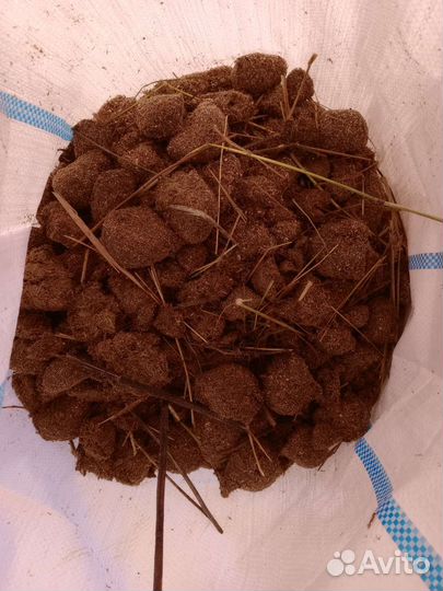 Конский навоз без опилок