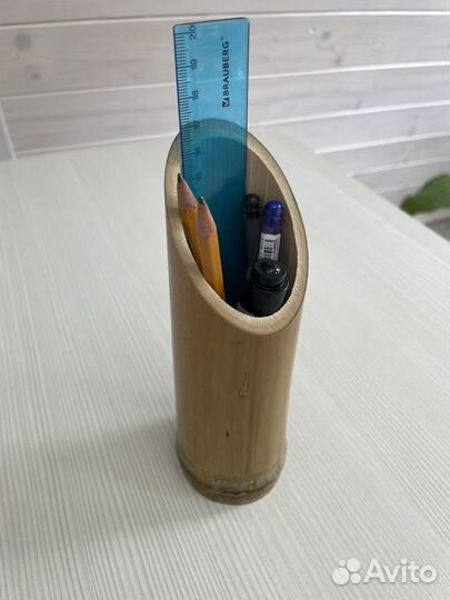 Подставка органайзер из бамбука