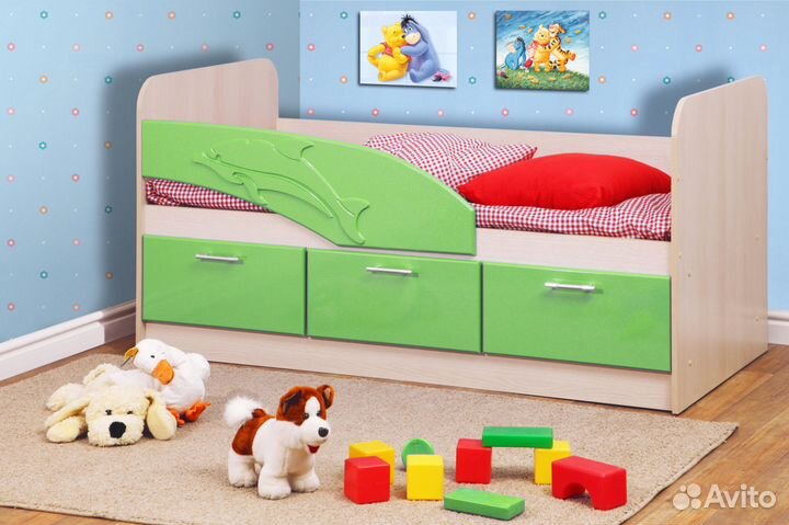 Кровать с ящиками