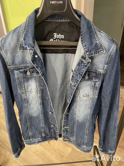Куртка джинсовая john galliano 48 муж оригинал