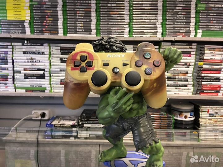 Геймпад для PS3 Кратос + Наушники Samsung