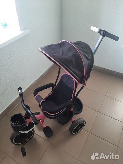 Трехколесный велосипед Kreiss с ручкой