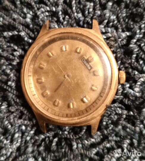 Часы СССР Poljot позолоченные