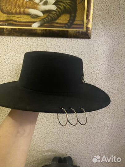 Шляпа фетровая женская