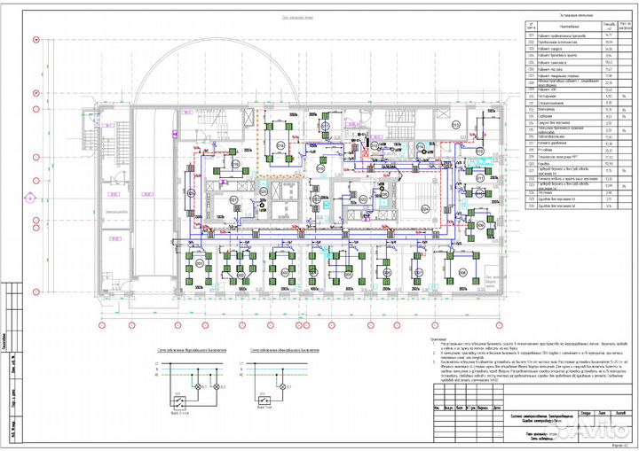 Проектирование электроснабжения, пожарной сигнал-и