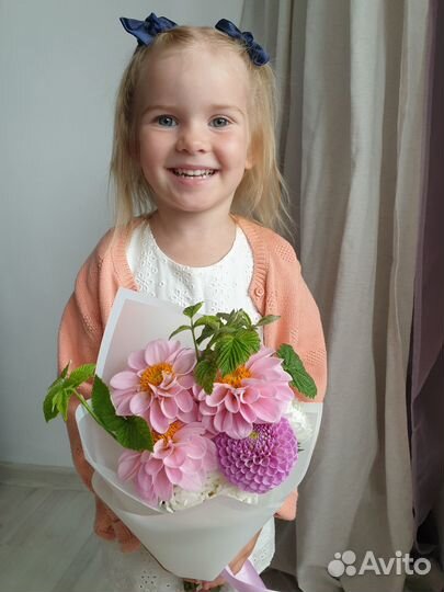 Букет из фермерских/садовых цветов. Доставка