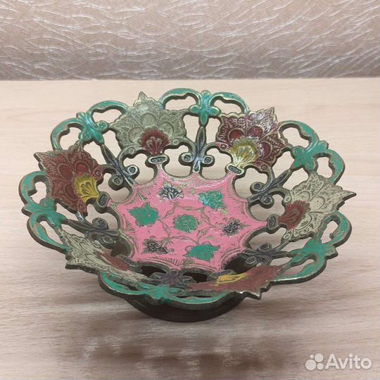 Ваза для фруктов металлическая