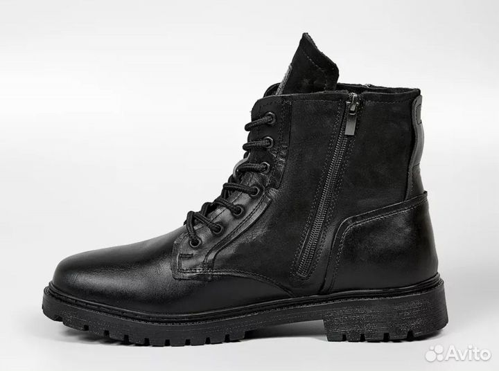 Ботинки зимние мужские 42 натуральная кожа шерсть