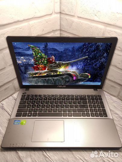 Мощный Asus c SSD/Nvidia 2GB/core i7/8GB Oзу/15.6