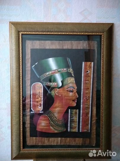 Багет со стеклом отдельно или с картиной-папирусом