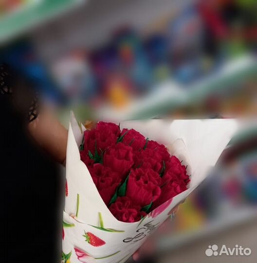 Цветы из чупиков