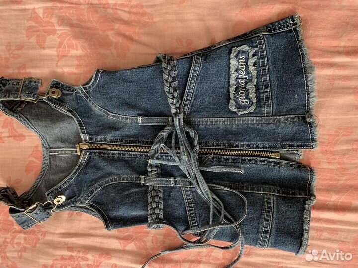 Джинсовый сарафан