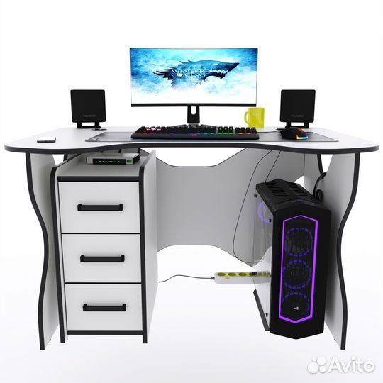 Письменный/игровой стол, 140х90х73 см