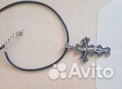 Крест металлический на шею