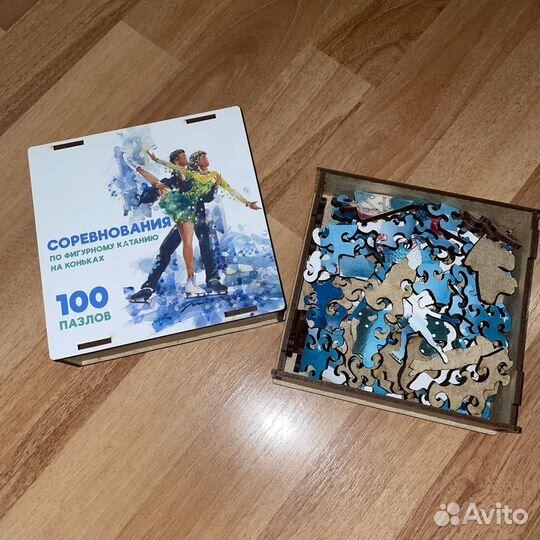 Деревянные пазлы фигурное катание
