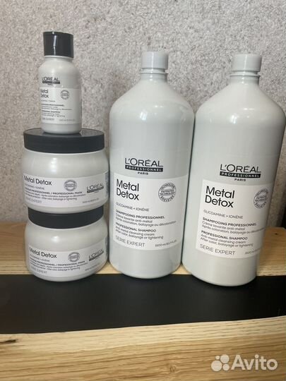 Маска и шампунь Loreal Professionnel metal Detox