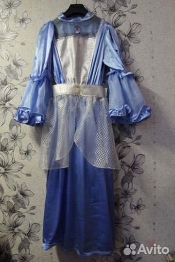 Новогоднее платье снегурочка