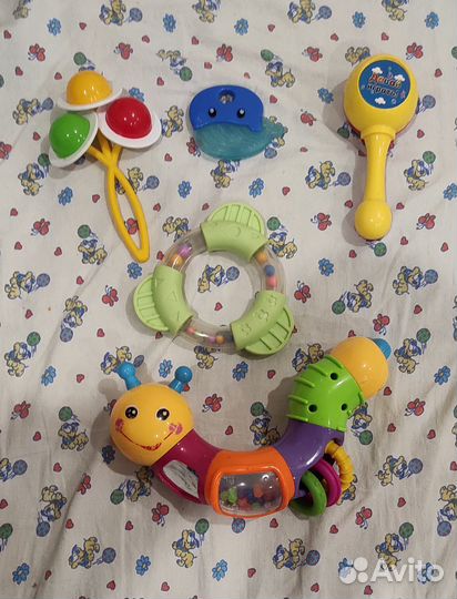 Погремушки, прорезыватели