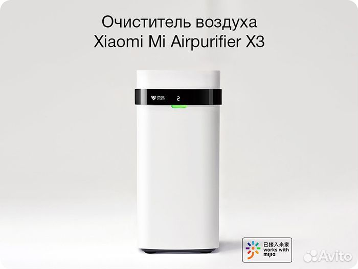 Очиститель воздуха Xiaomi Mi Airpurifier X3 (KJ300