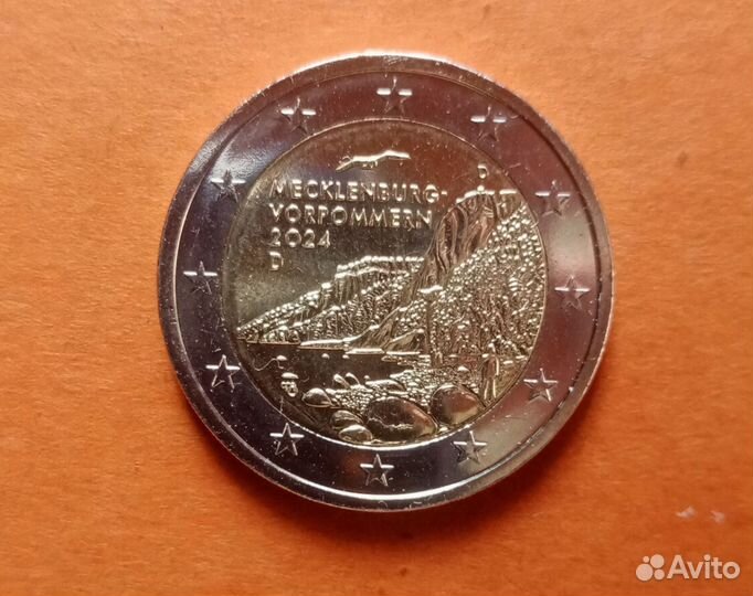2 евро 2024 Мекленбург-Передняя Померания (D)