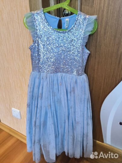 Новогоднее платье для девочки 128 Acoola