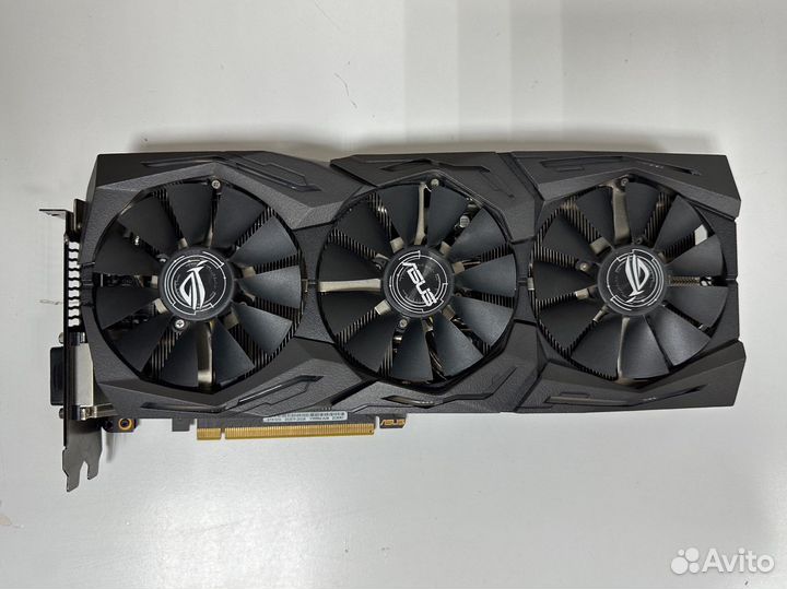Видеокарта GTX 1070 Asus ROG Strix 8G