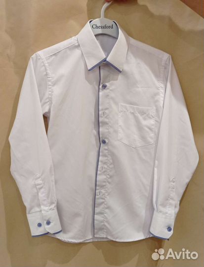 Рубашка белая для школы 122-128р
