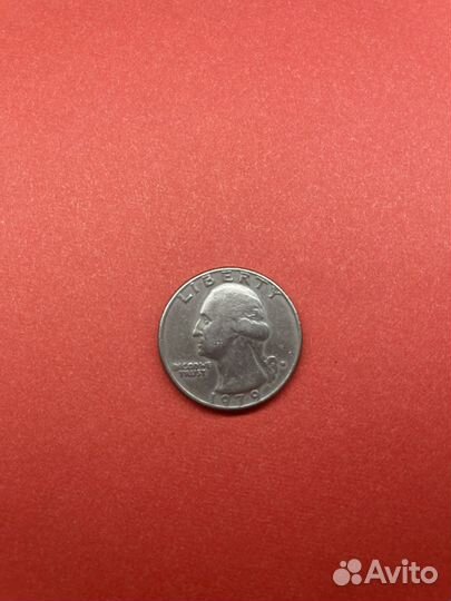 Четверть доллара 1979г