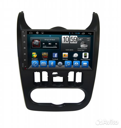 Штатная магнитола Renault Logan android