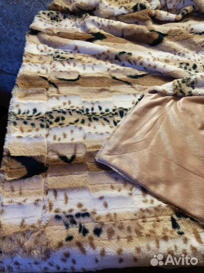 Набор «Покрывало с наволочками»,искусственный мех