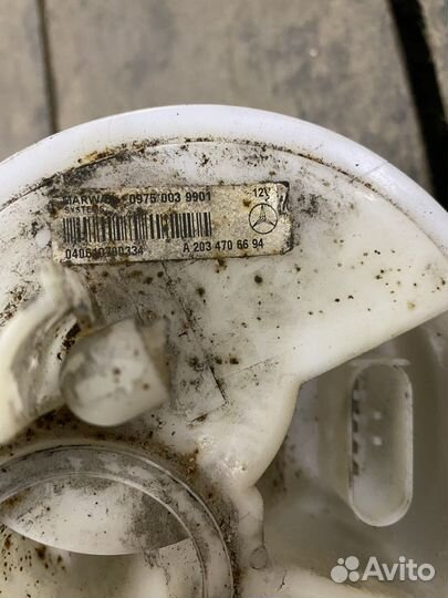 Торливный насос + датчик уровня mercedes w203 w209