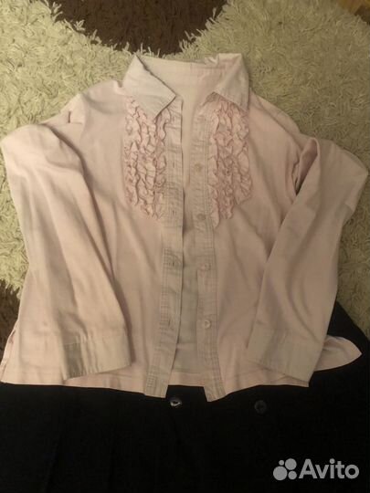 Школьная форма для девочки с 1-5 класс блузы, руба