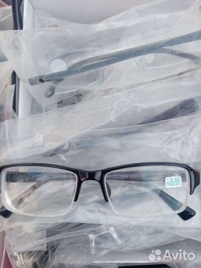 Очки с диоптриями на минус 5,5. 6. 7. 8.9,10,15,20